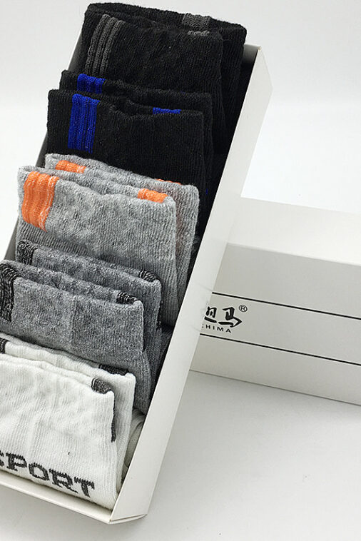 White 'Balenciaga' branded socks - Image 5
