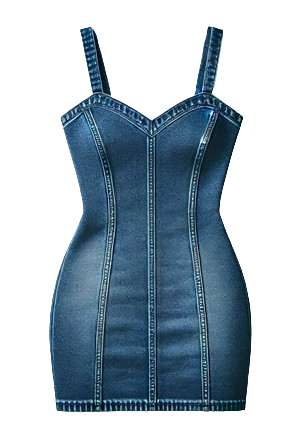 ChicVibe Mini Denim Dress
